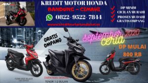 PROMO KREDIT MOTOR HONDA SEPTEMBER CERIA 2020