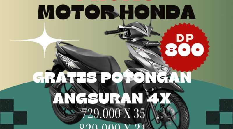 Promo Kredit motor honda
