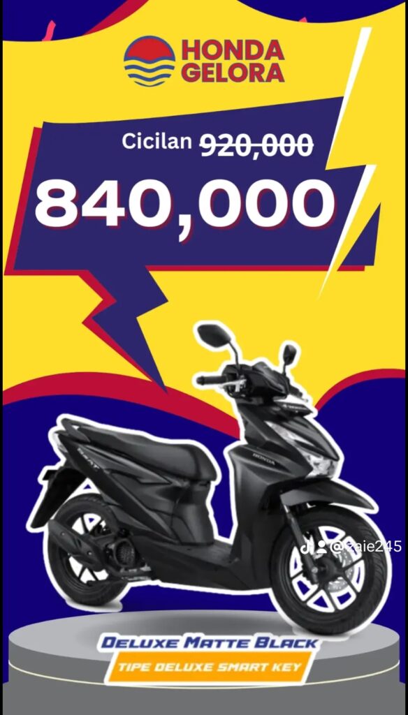 Kredit Motor Honda Oktober