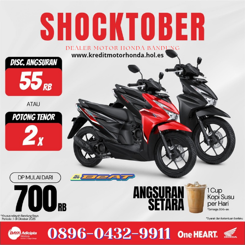 Promo Kredit Motor Honda — Oktober 2025
